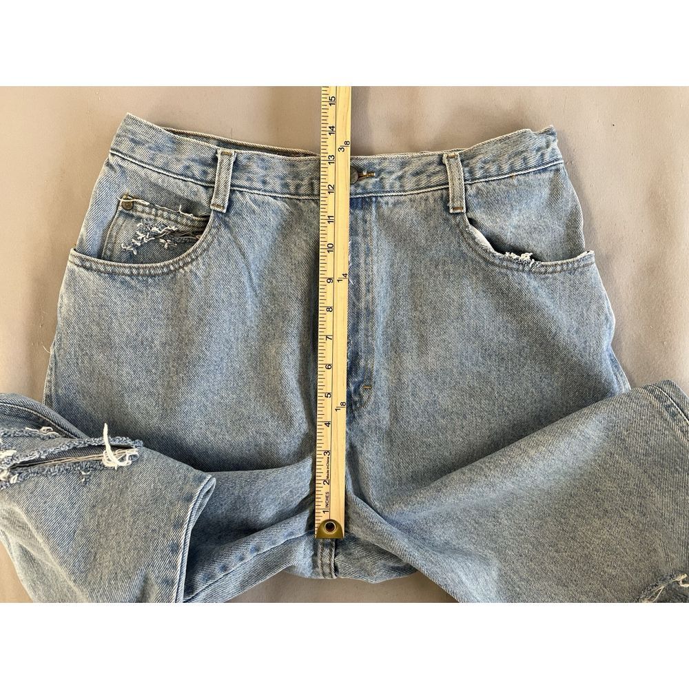 Vintage Gitano Mom Jeans Blue High Waist Tapered Leg Denim Womens 14 Average Y2K - Picture 4 of 10